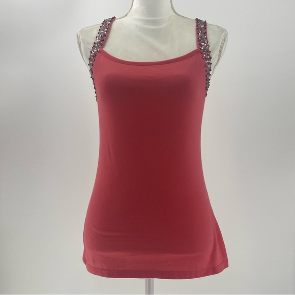 Charlotte Russe set of 2 sparkle detail tanks Small - Picture 2 of 14